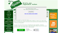 Desktop Screenshot of geefeentegoedbon.nl